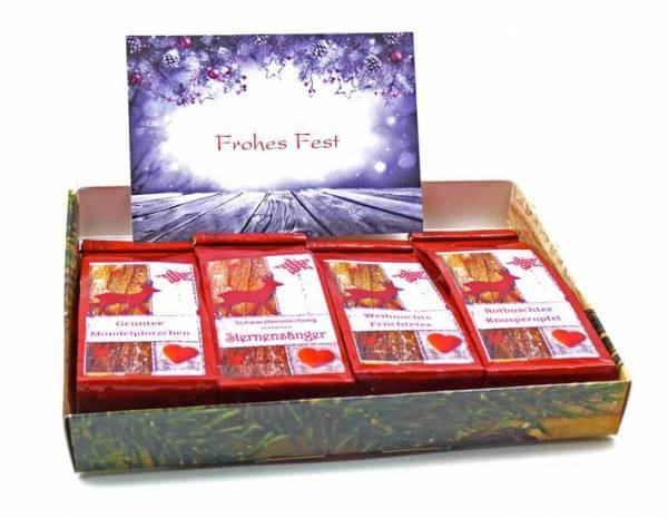 »Weihnachtstee« Geschenk-Set mit vier Sorten