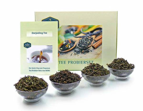 »Schwarztee Darjeeling« Probier-Set mit vier Sorten