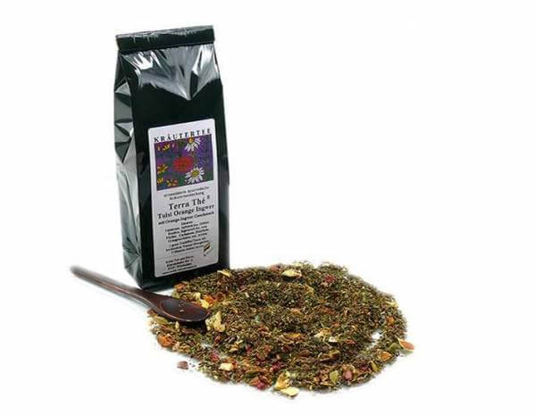 Ayurvedischer Tee »Terra Tulsi Orange-Ingwer« 100g-Tüte
