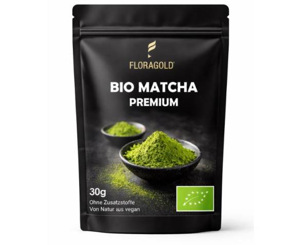 Bio Matcha Premium im 30g Zip-Beutel