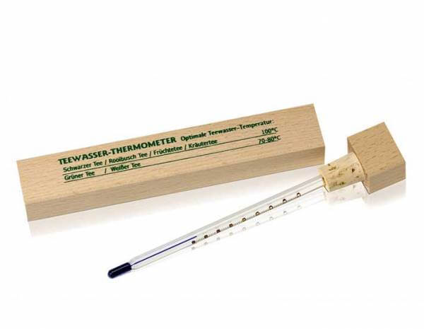 Tee-Thermometer in Holzbox