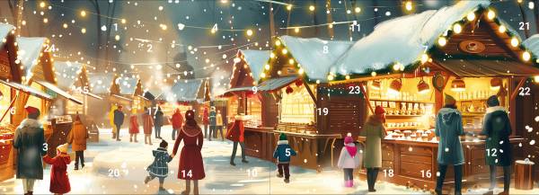 Tee-Adventskalender »Booklet« 2025