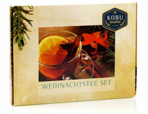 »Weihnachtstee« Geschenk-Set mit vier Sorten
