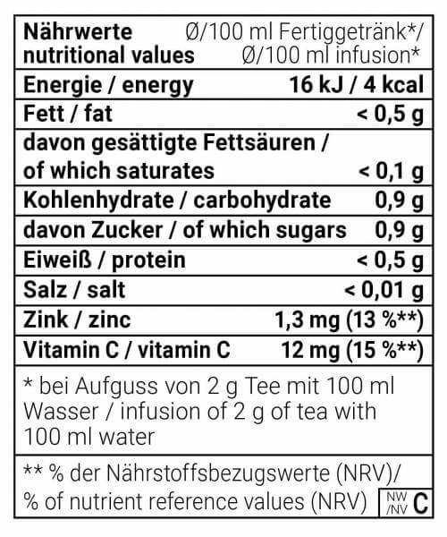 Kräutertee »Immunstark« Floragold Pyramiden-Teebeutel