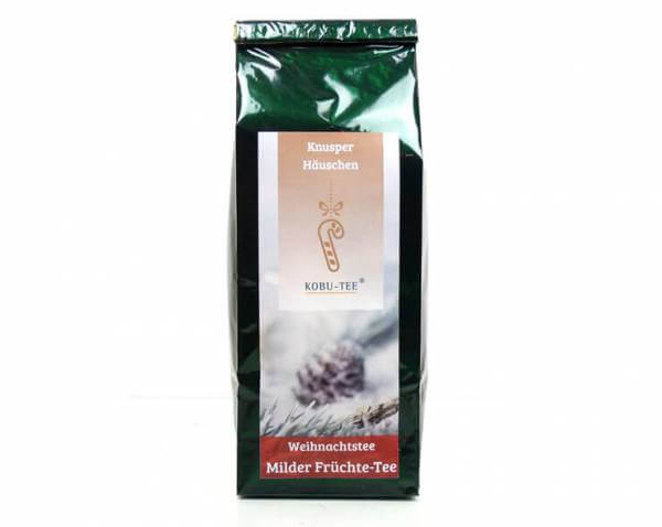 Weihnachts Früchtetee »Knusperhäuschen« in Geschenktüte