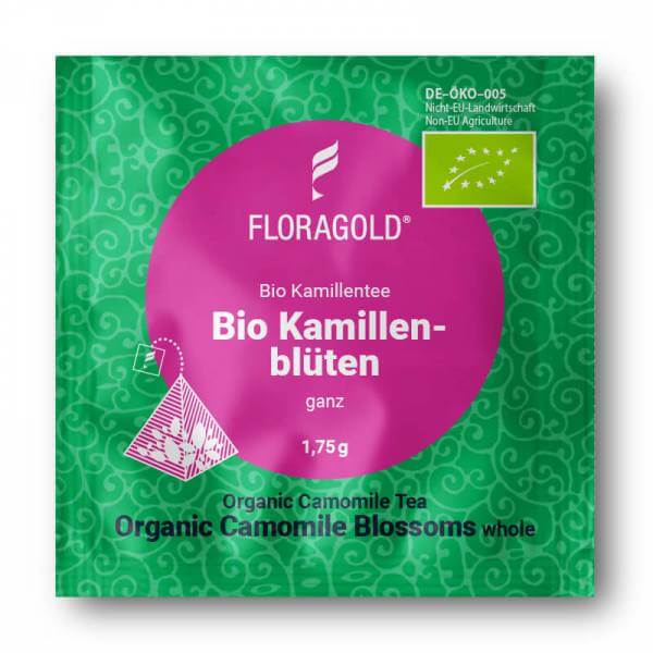 BIO Kräutertee »Kamillenblüten« Floragold Pyramiden-Teebeutel