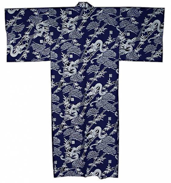 Japanischer Kimono »Blue Dragon«