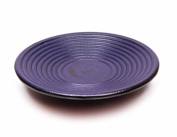 Gusseisen Untertasse »Ringdesign blau« für Teecup